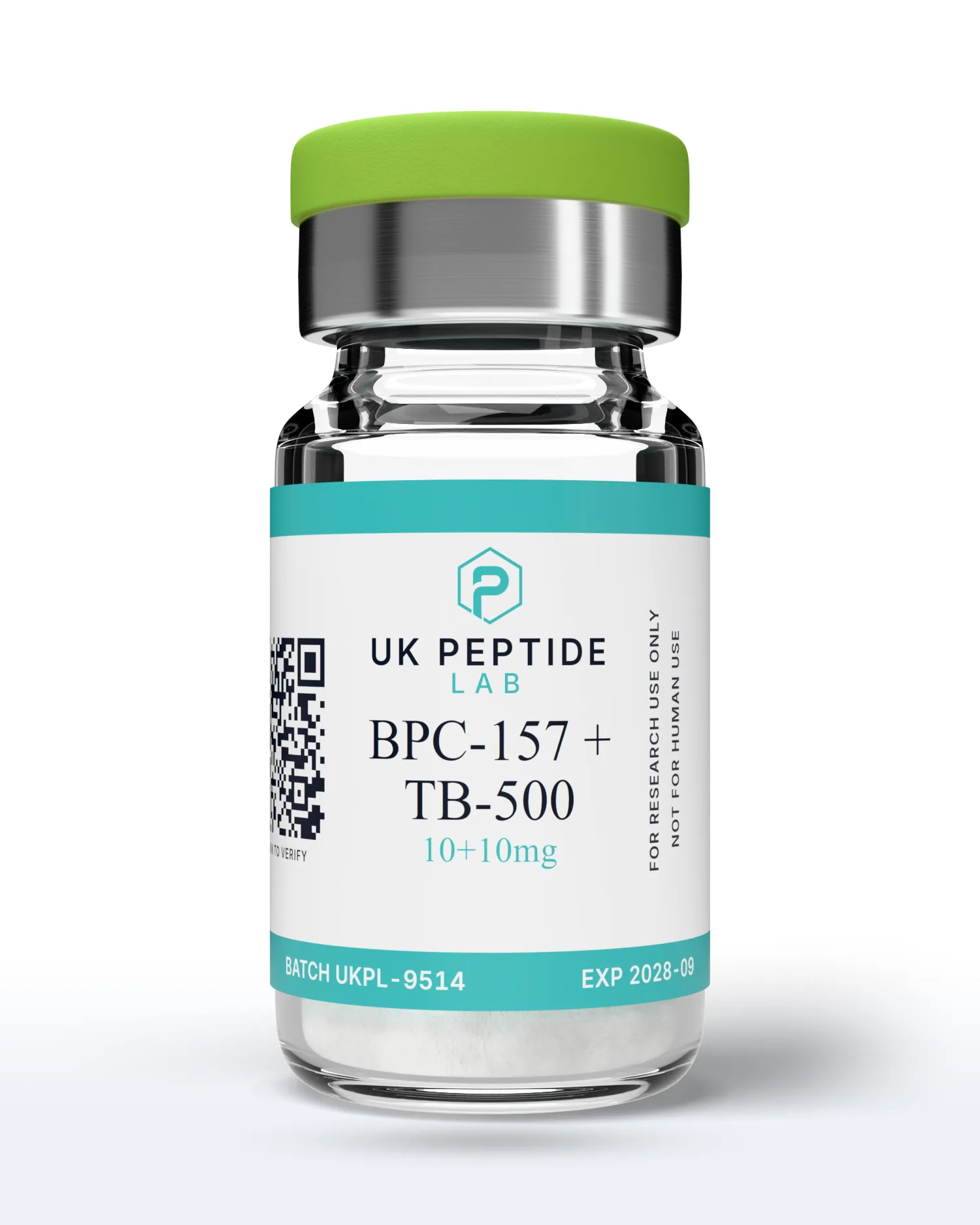 BPC-157 + TB-500 10+10mg research peptide lyophilised powder