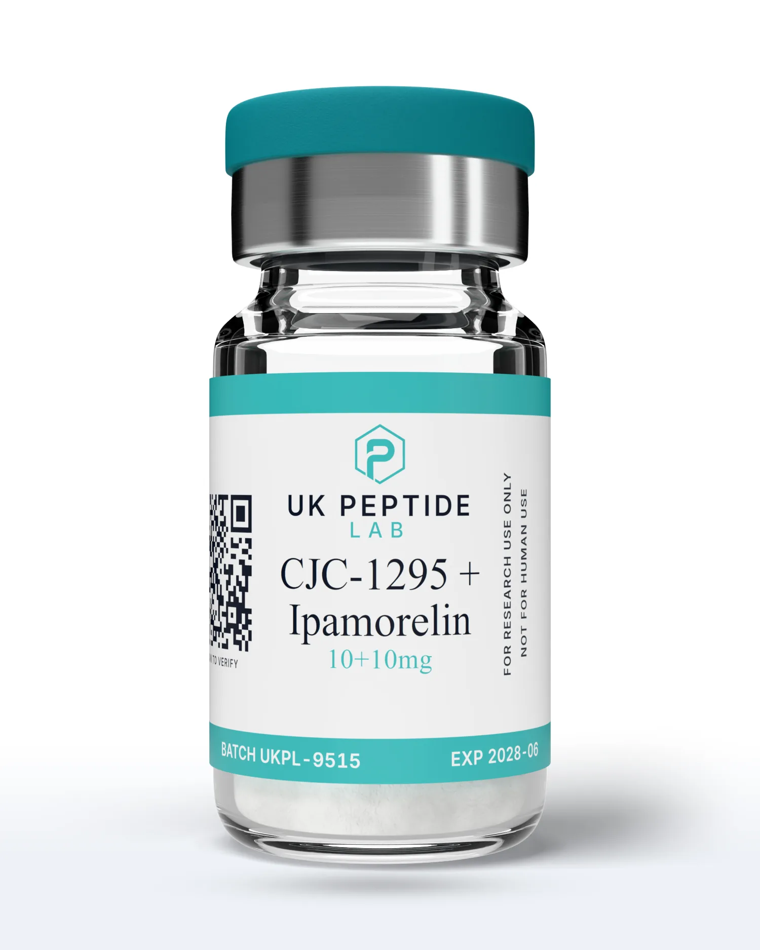 CJC-1295 + Ipamorelin 10+10mg research peptide lyophilised powder