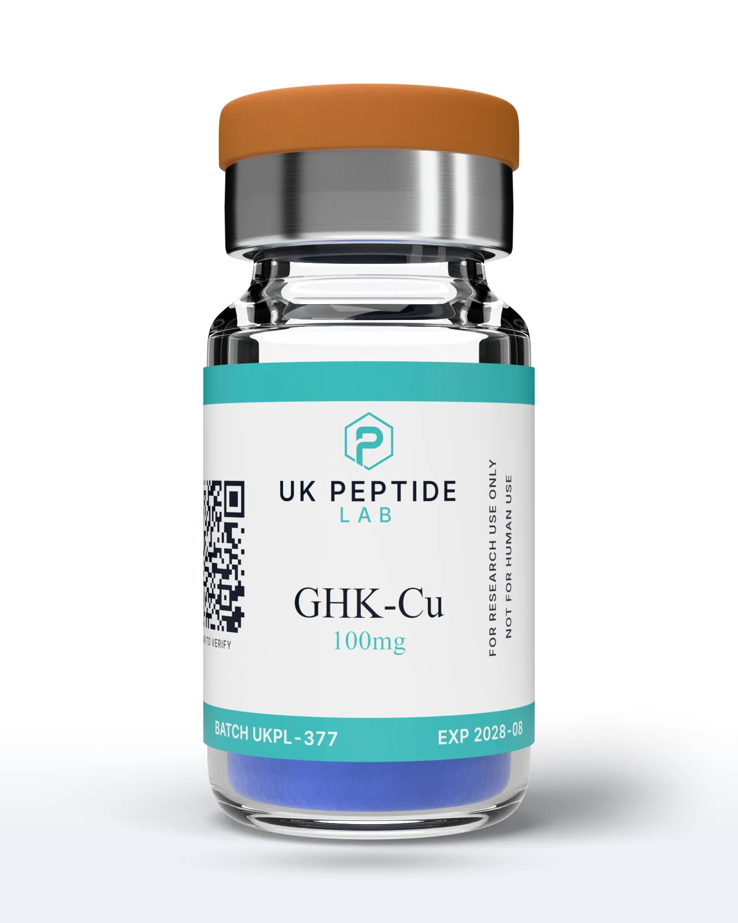 GHK-Cu 100mg research peptide lyophilised powder