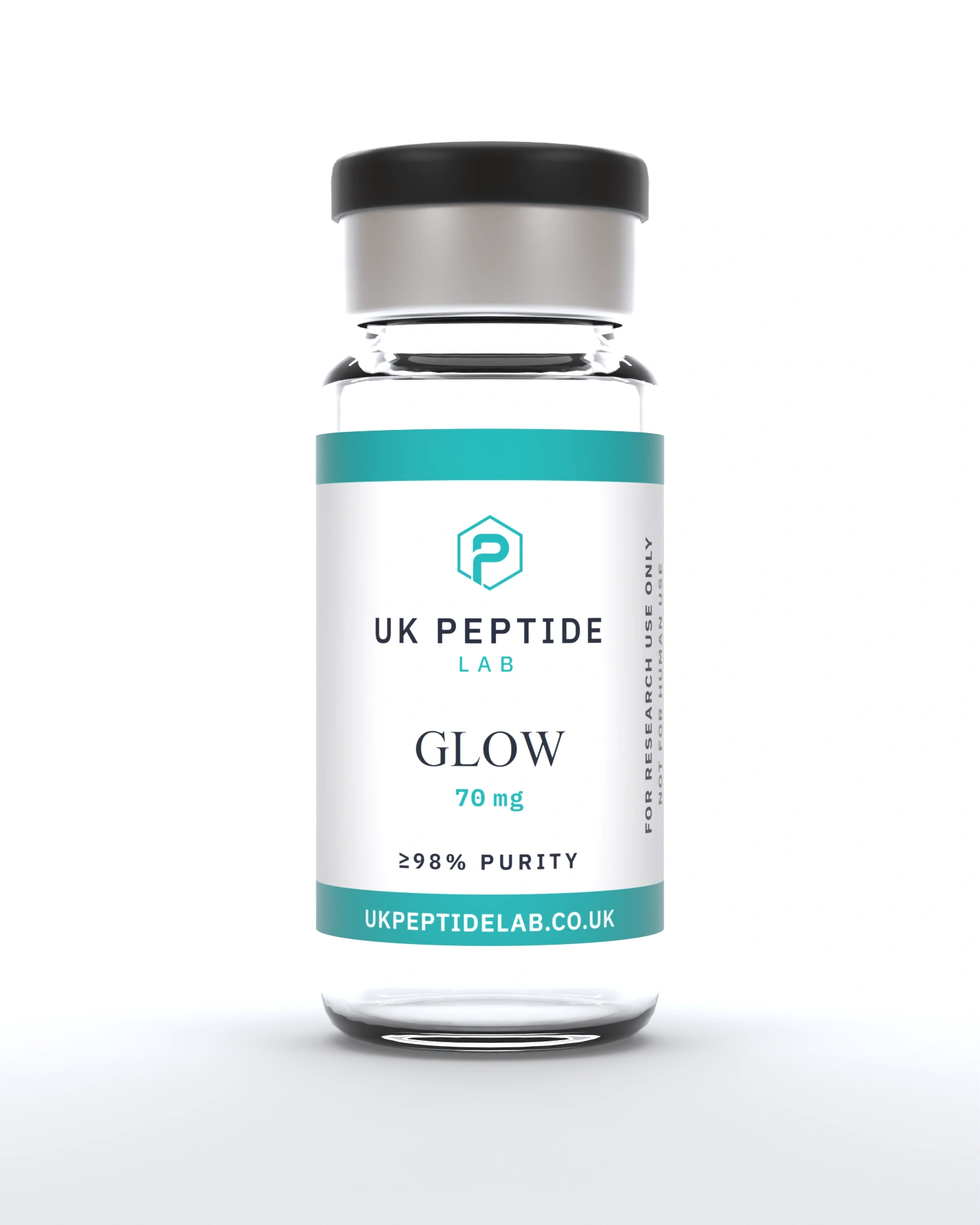 GLOW 70mg research peptide lyophilised powder