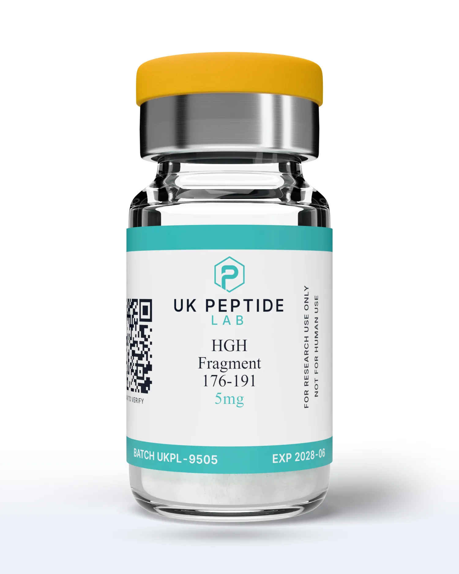 HGH Fragment 176-191 5mg research peptide lyophilised powder