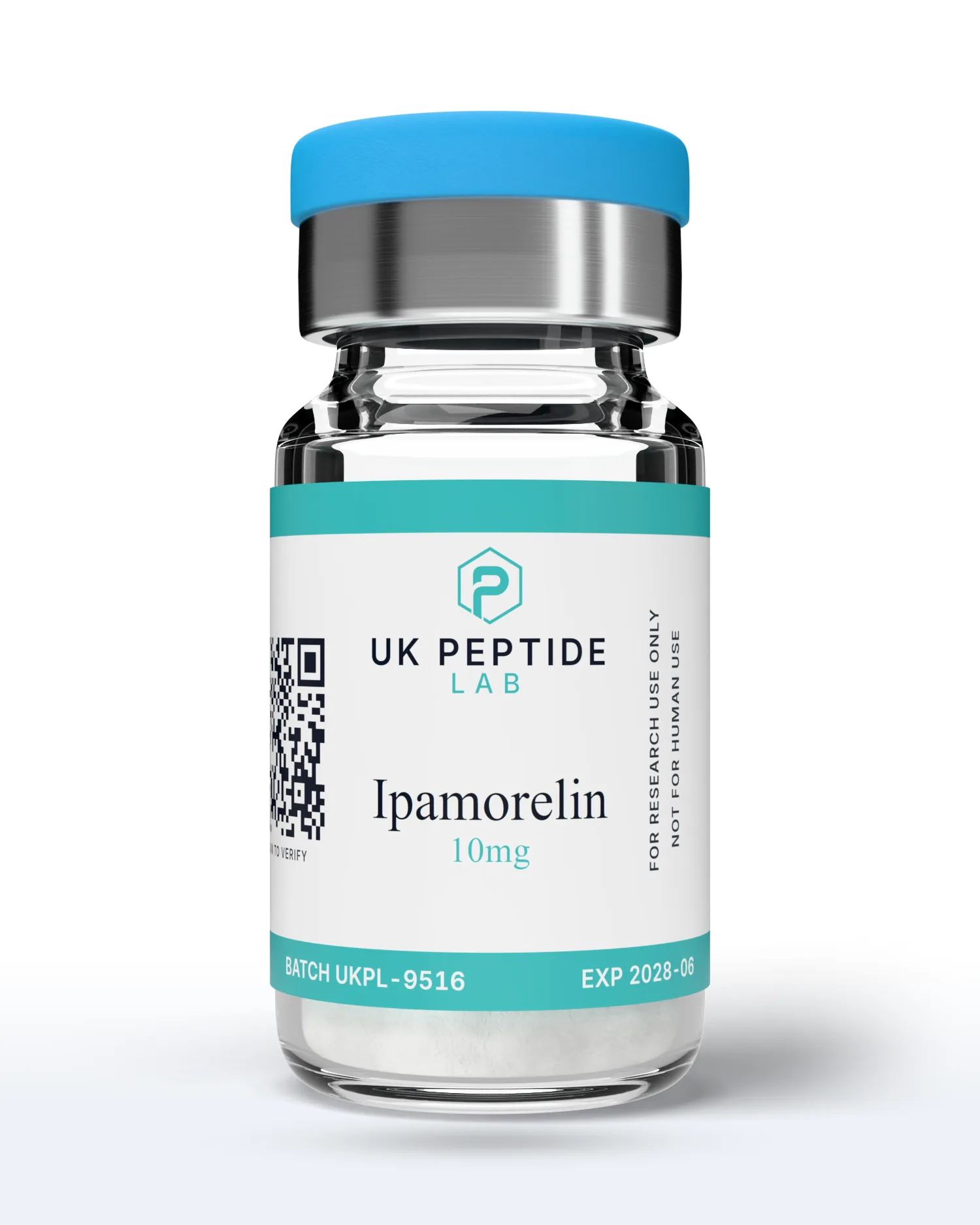 Ipamorelin 10mg research peptide lyophilised powder
