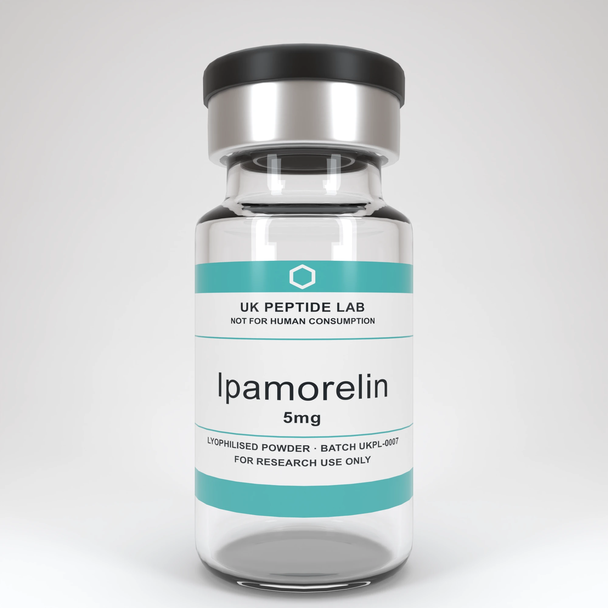 Ipamorelin 5mg research peptide lyophilised powder