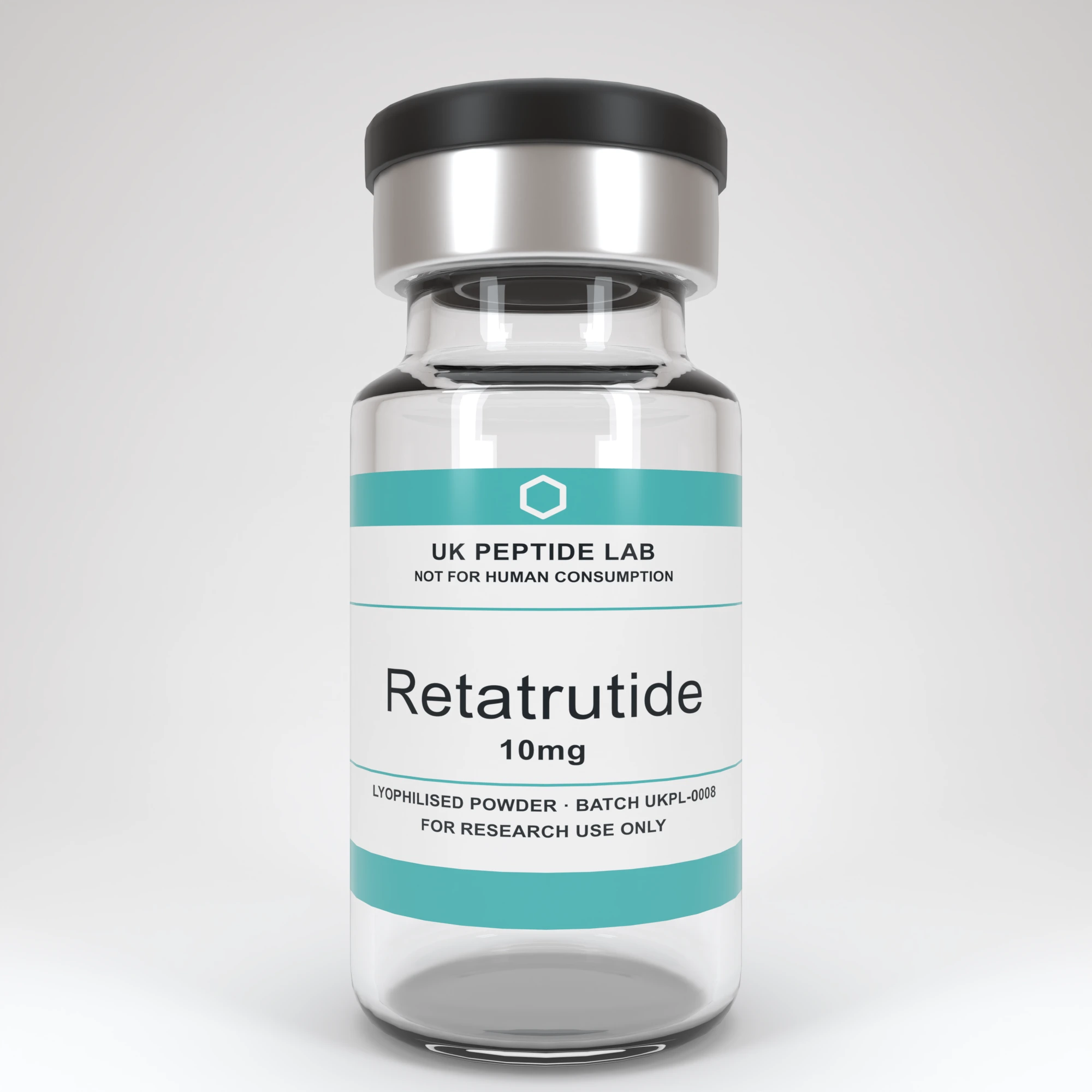Retatrutide 10mg research peptide lyophilised powder