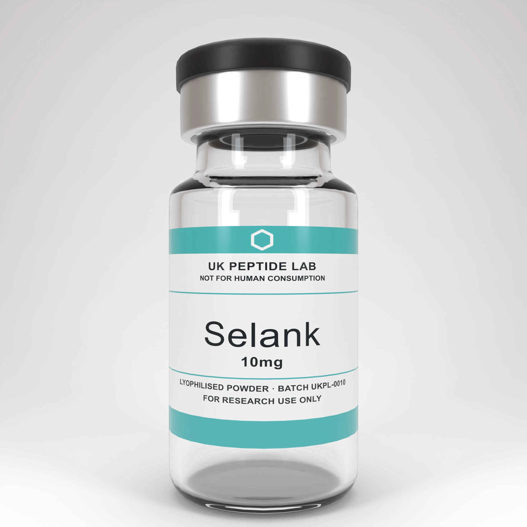 Selank 10mg research peptide lyophilised powder