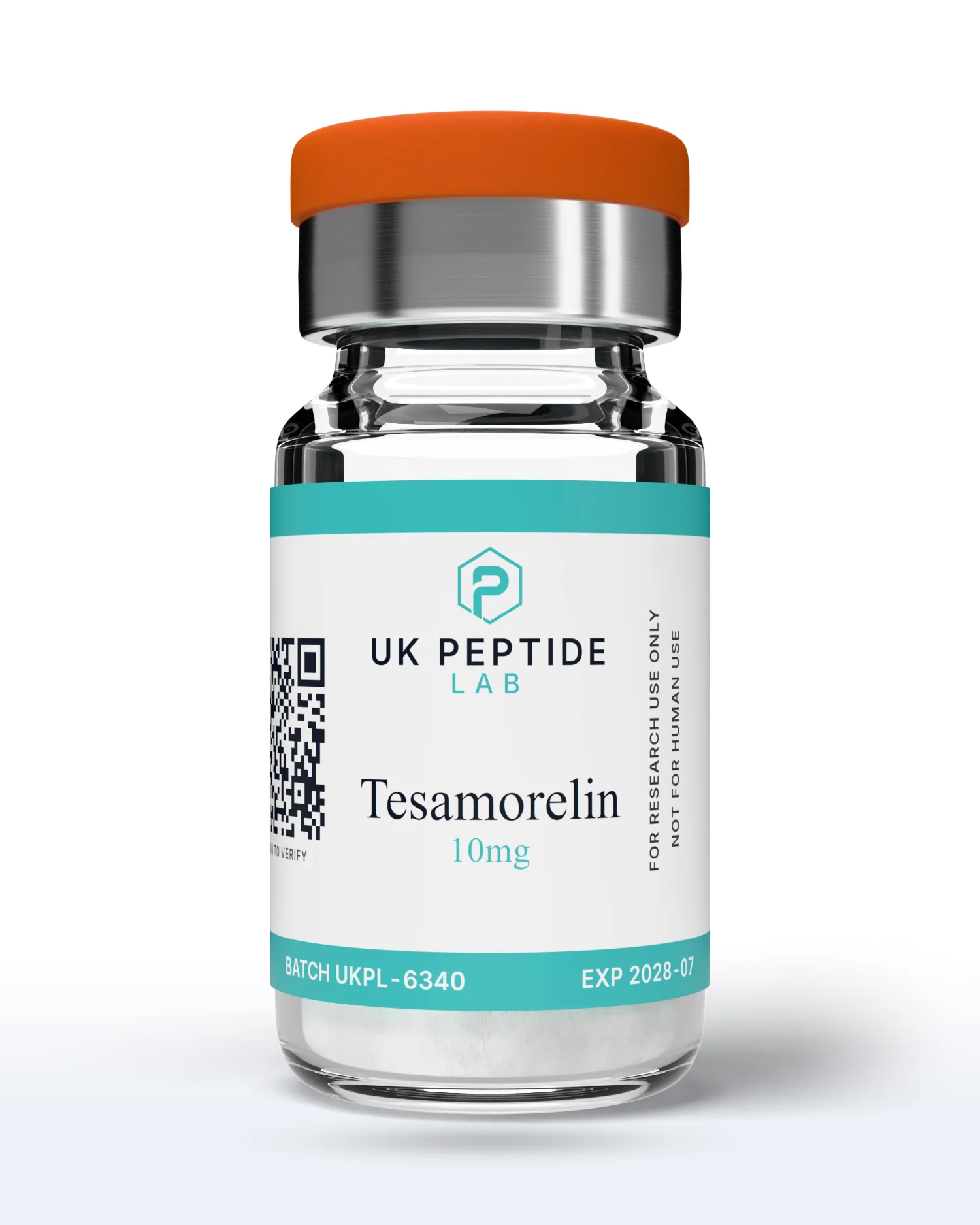 Tesamorelin 10mg research peptide lyophilised powder